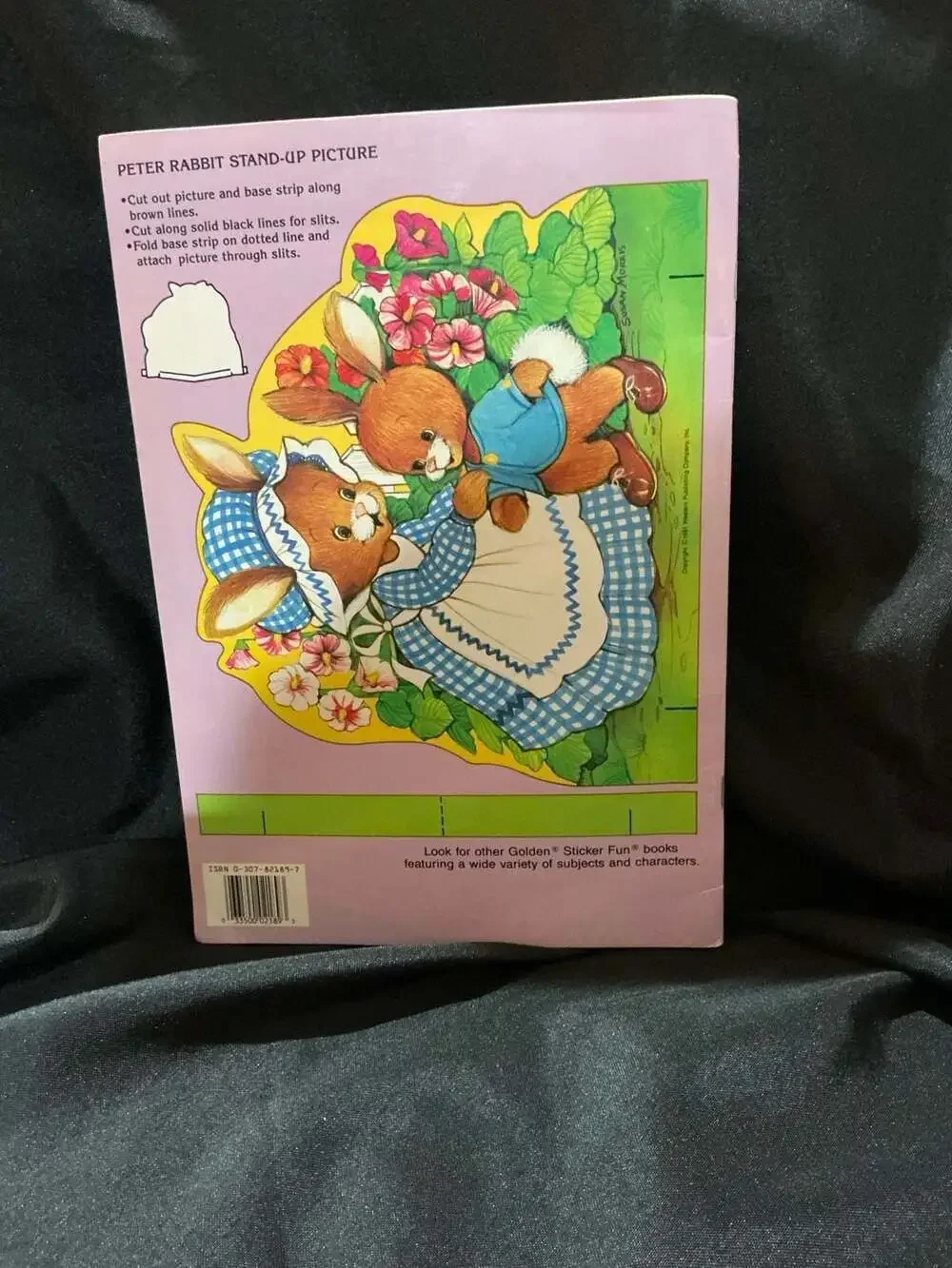Golden Books The Tale of Peter Rabbit Sticker Fun Book Vintage 1981